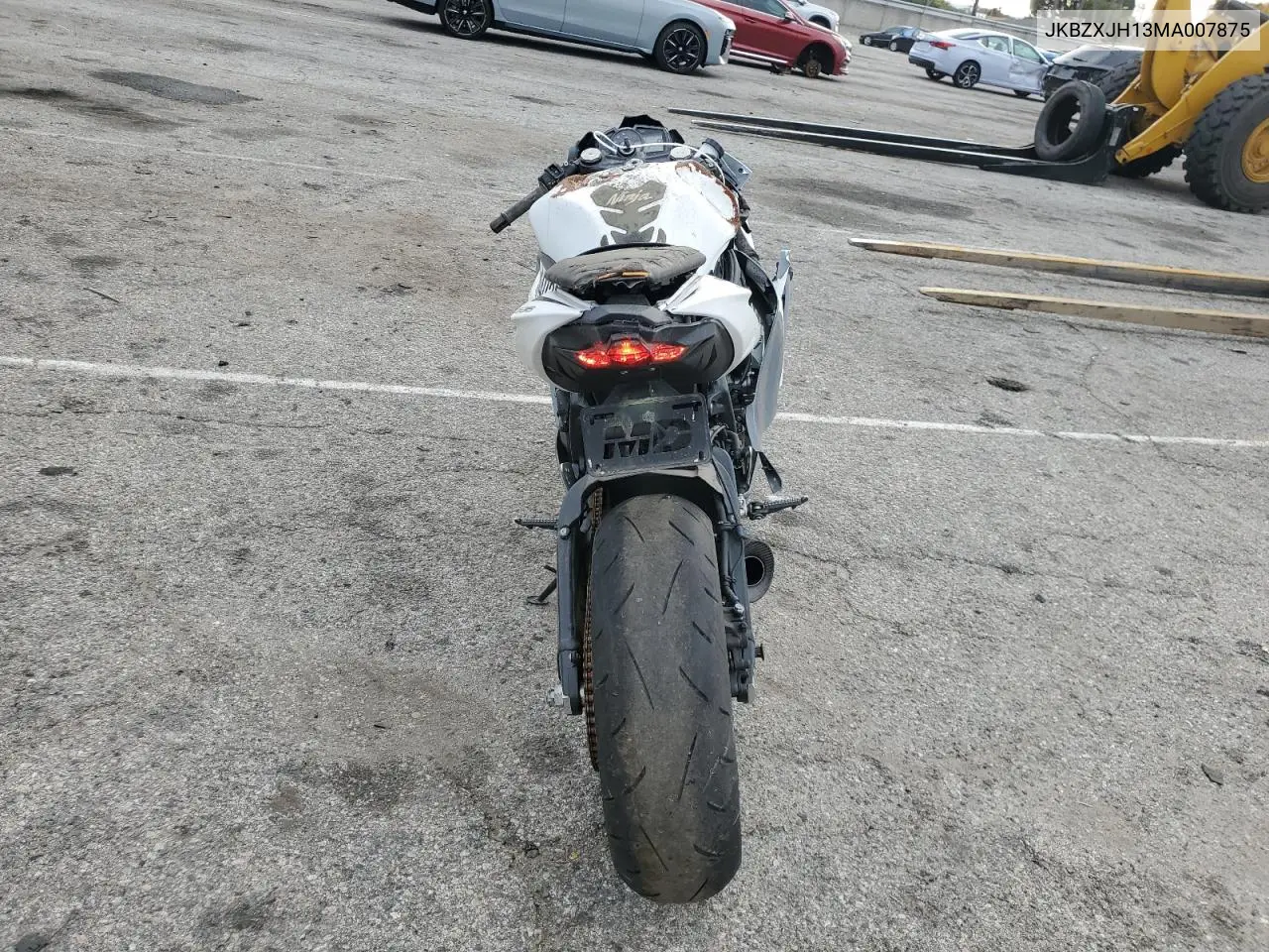 2021 Kawasaki Zx636 K VIN: JKBZXJH13MA007875 Lot: 44022425