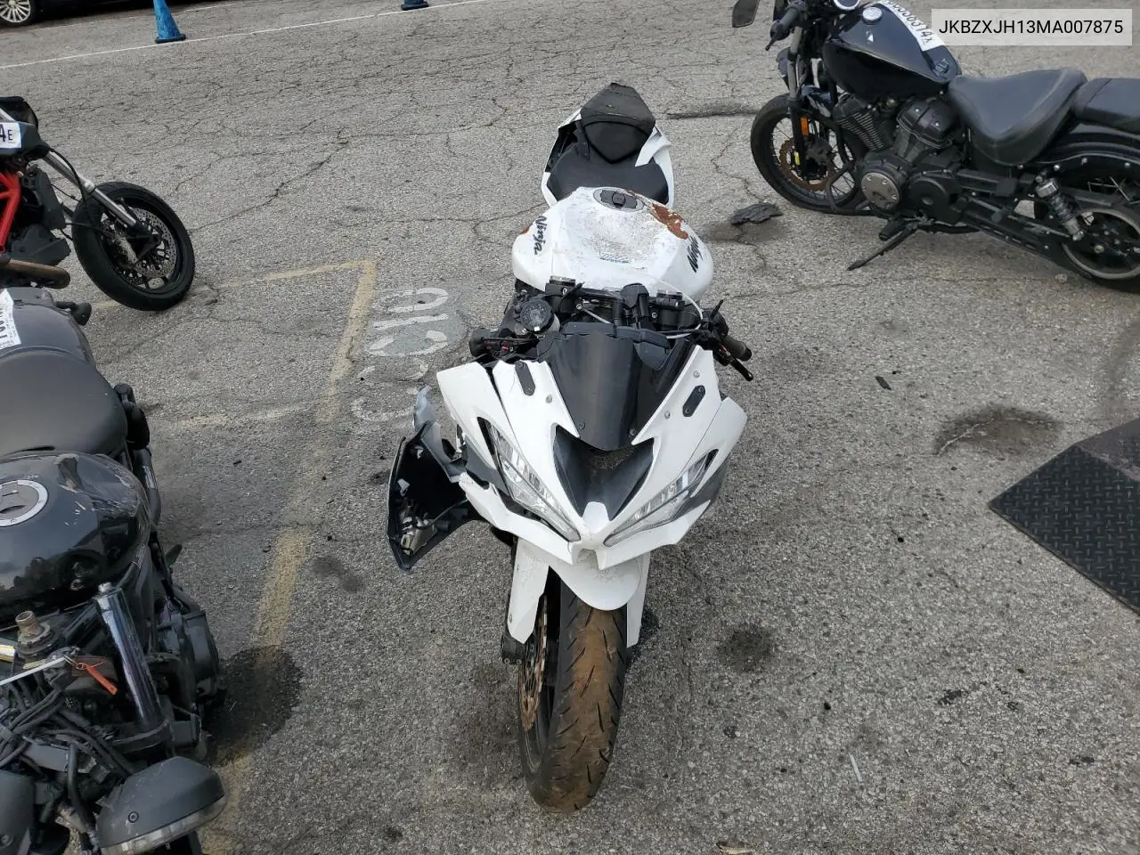 2021 Kawasaki Zx636 K VIN: JKBZXJH13MA007875 Lot: 44022425