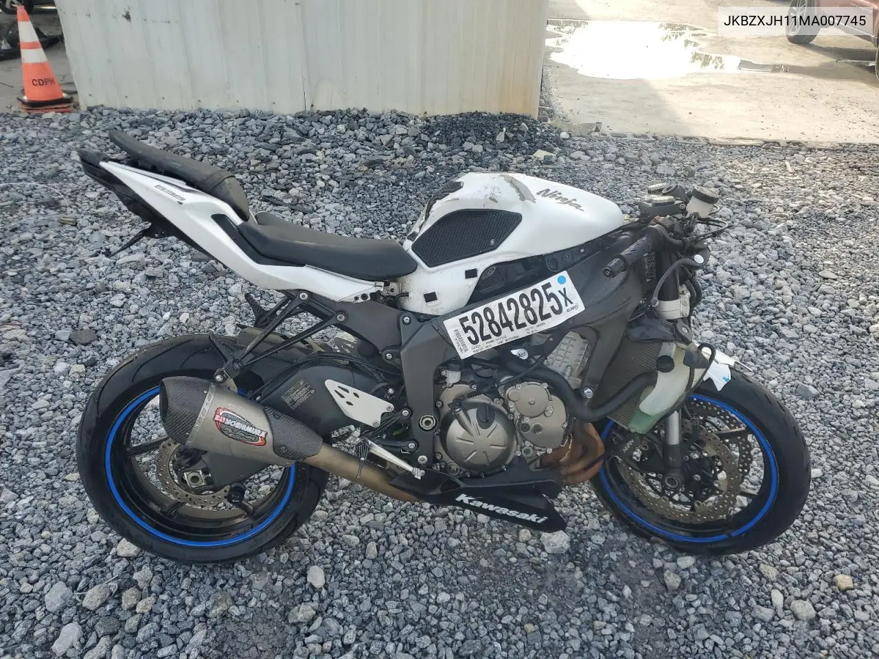 2021 Kawasaki Zx636 K VIN: JKBZXJH11MA007745 Lot: 52842825