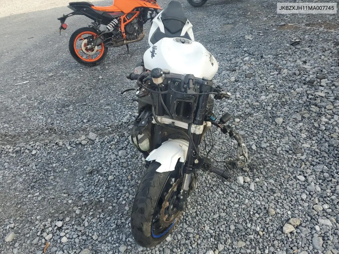 2021 Kawasaki Zx636 K VIN: JKBZXJH11MA007745 Lot: 52842825