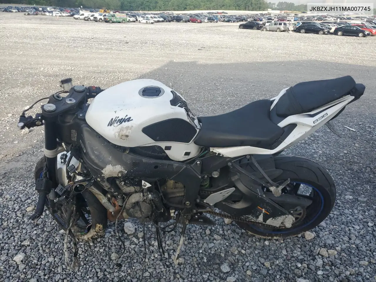 2021 Kawasaki Zx636 K VIN: JKBZXJH11MA007745 Lot: 52842825