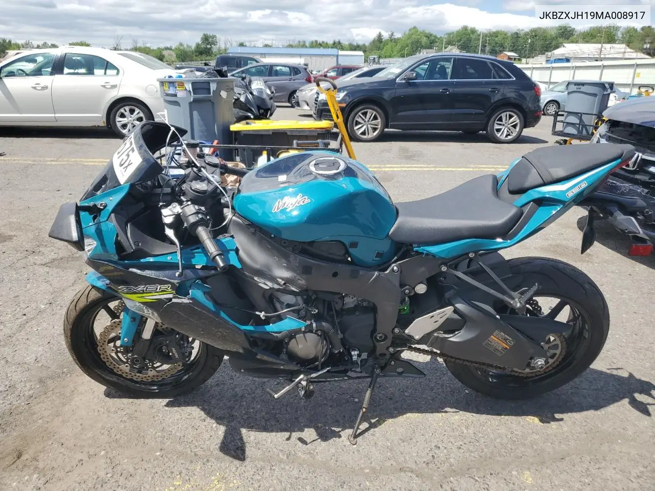2021 Kawasaki Zx636 K VIN: JKBZXJH19MA008917 Lot: 57097675