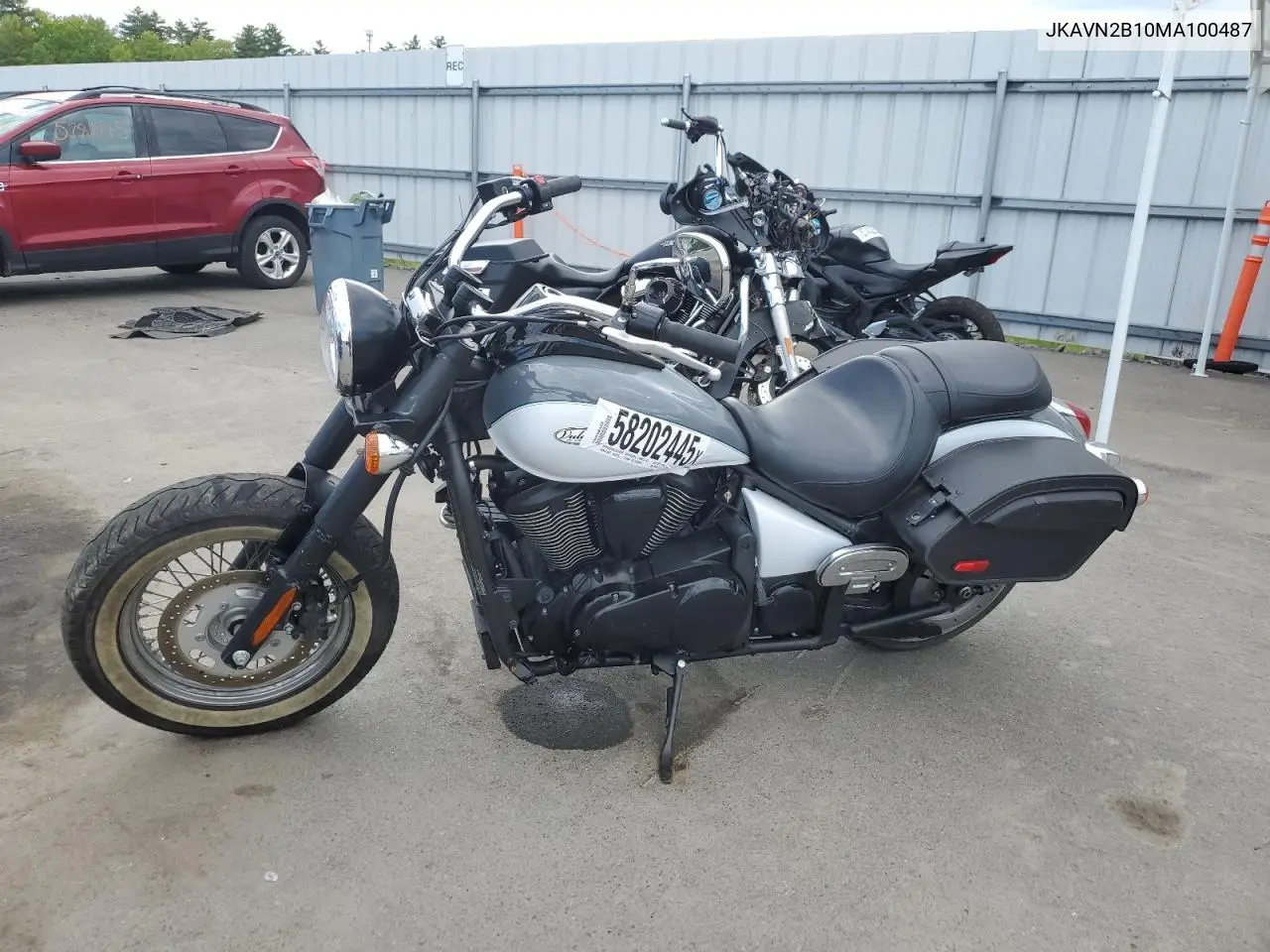 2021 Kawasaki Vn900 B VIN: JKAVN2B10MA100487 Lot: 58202445