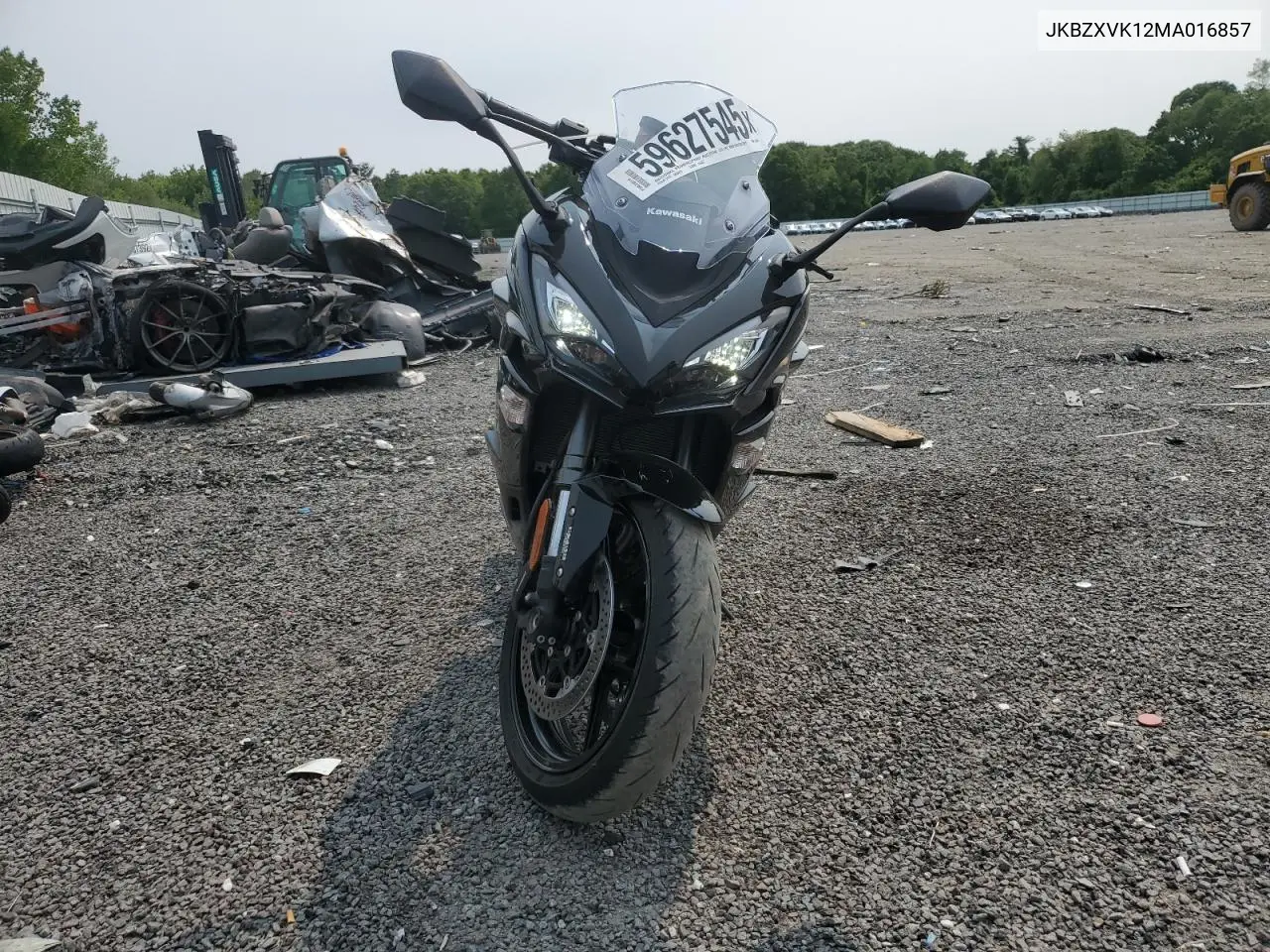 2021 Kawasaki Zx1002 K VIN: JKBZXVK12MA016857 Lot: 59627545