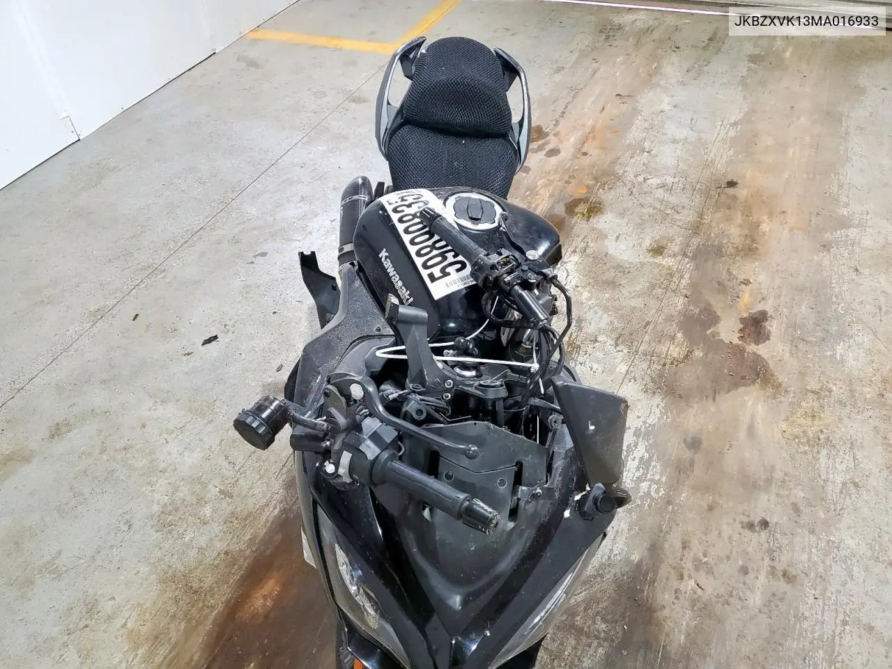 2021 Kawasaki Zx1002 K VIN: JKBZXVK13MA016933 Lot: 59899835