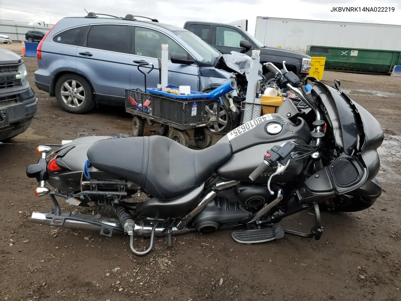 2022 Kawasaki Vn1700 K VIN: JKBVNRK14NA022219 Lot: 48010635