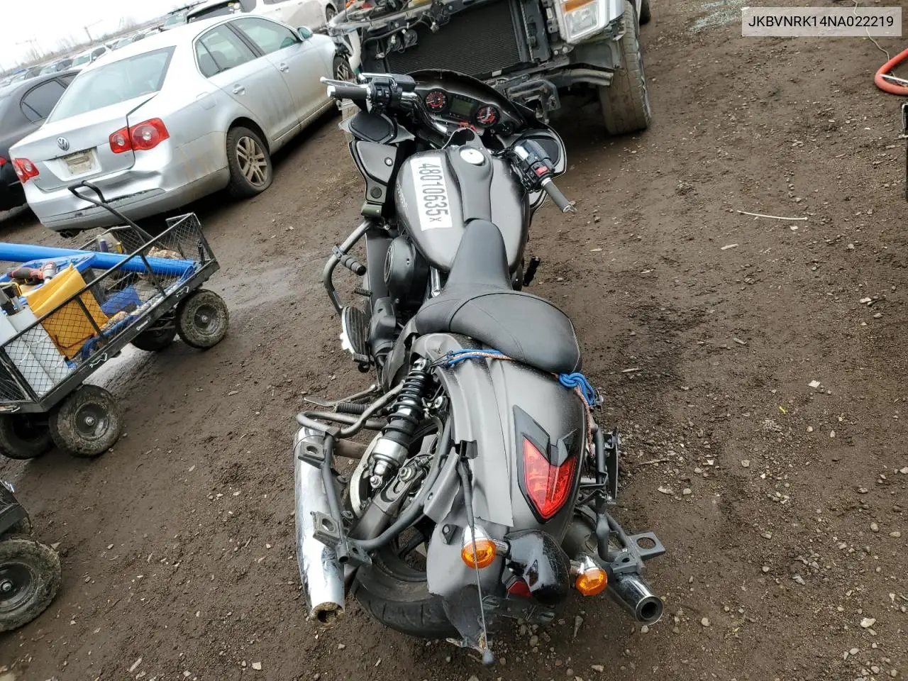 2022 Kawasaki Vn1700 K VIN: JKBVNRK14NA022219 Lot: 48010635