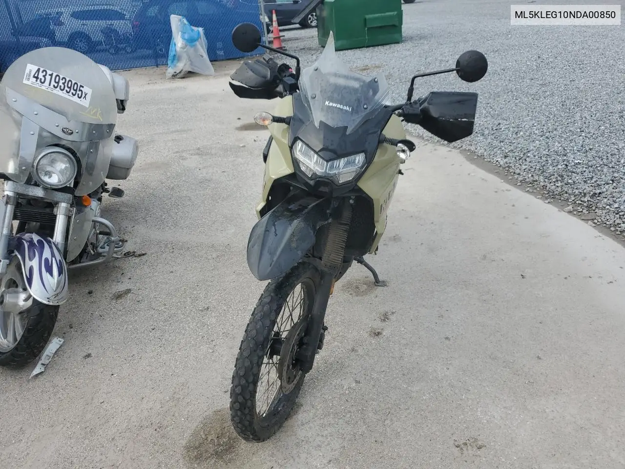 2022 Kawasaki Kl650 G VIN: ML5KLEG10NDA00850 Lot: 51145065
