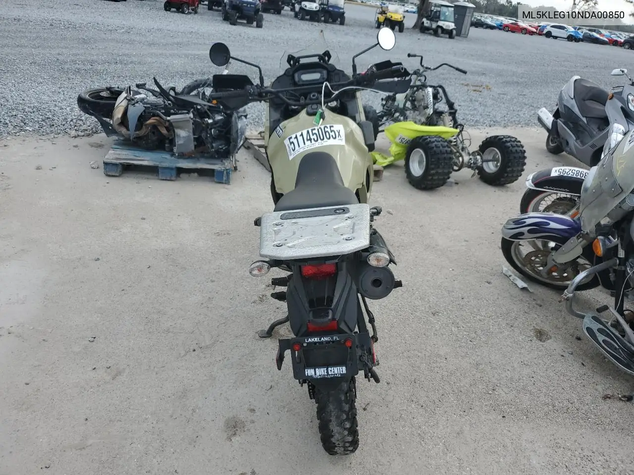 2022 Kawasaki Kl650 G VIN: ML5KLEG10NDA00850 Lot: 51145065