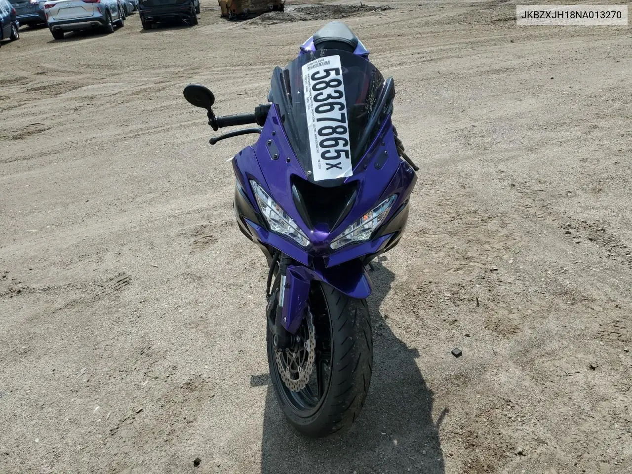 2022 Kawasaki Zx636 K VIN: JKBZXJH18NA013270 Lot: 58367865
