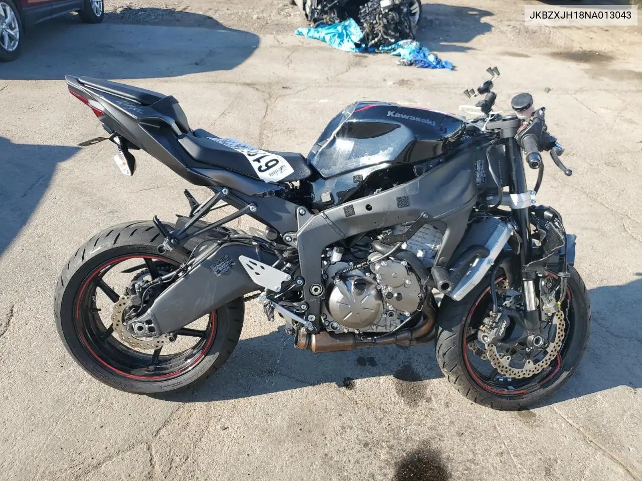 2022 Kawasaki Zx636 K VIN: JKBZXJH18NA013043 Lot: 61863335