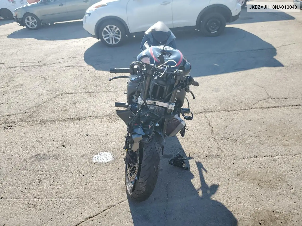 2022 Kawasaki Zx636 K VIN: JKBZXJH18NA013043 Lot: 61863335