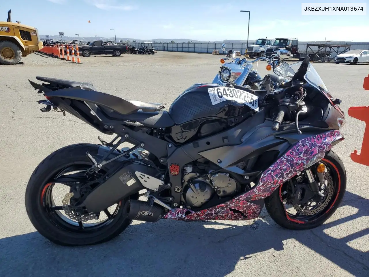 2022 Kawasaki Zx636 K VIN: JKBZXJH1XNA013674 Lot: 64302255
