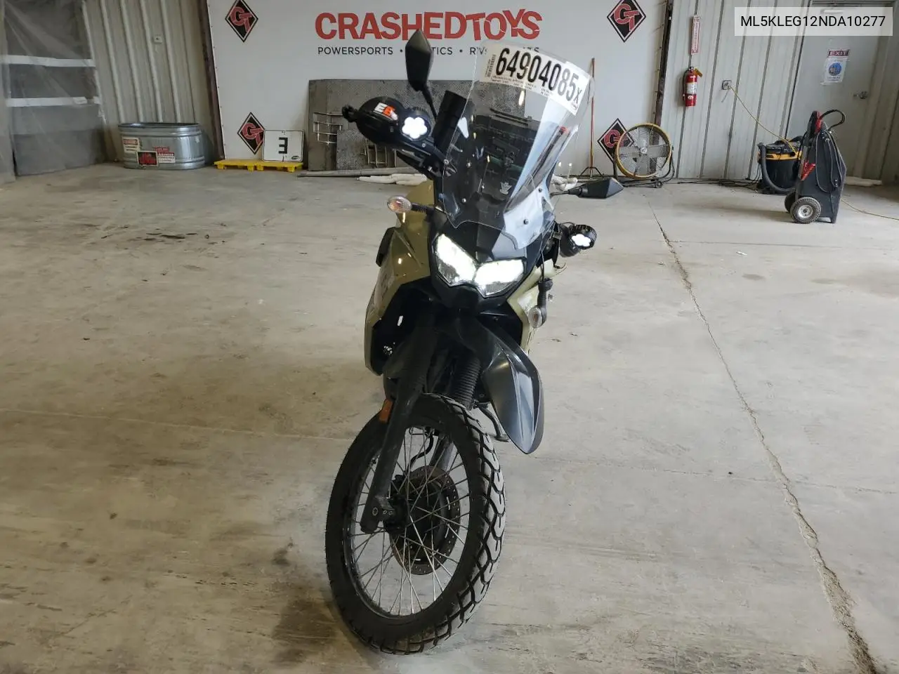 2022 Kawasaki Kl650 G VIN: ML5KLEG12NDA10277 Lot: 64904085