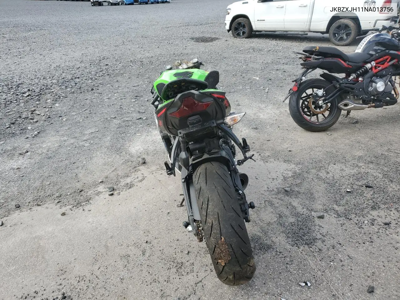2022 Kawasaki Zx636 K VIN: JKBZXJH11NA013756 Lot: 65723315