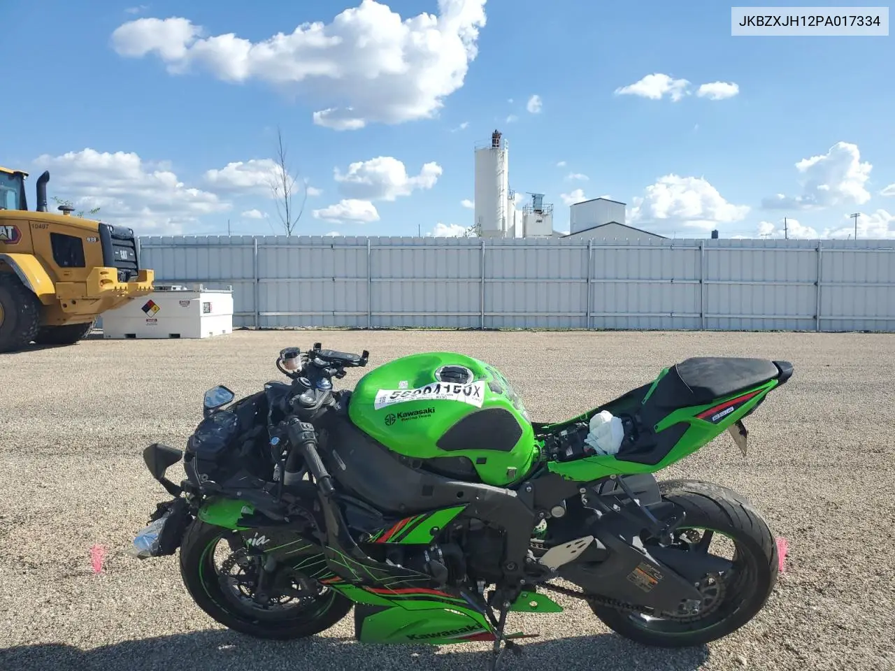 2023 Kawasaki Zx636 K VIN: JKBZXJH12PA017334 Lot: 56994155