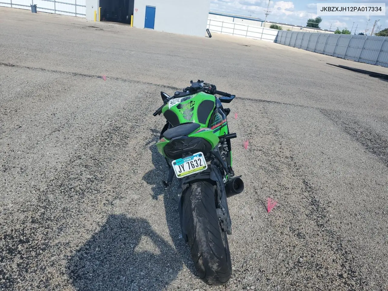 2023 Kawasaki Zx636 K VIN: JKBZXJH12PA017334 Lot: 56994155