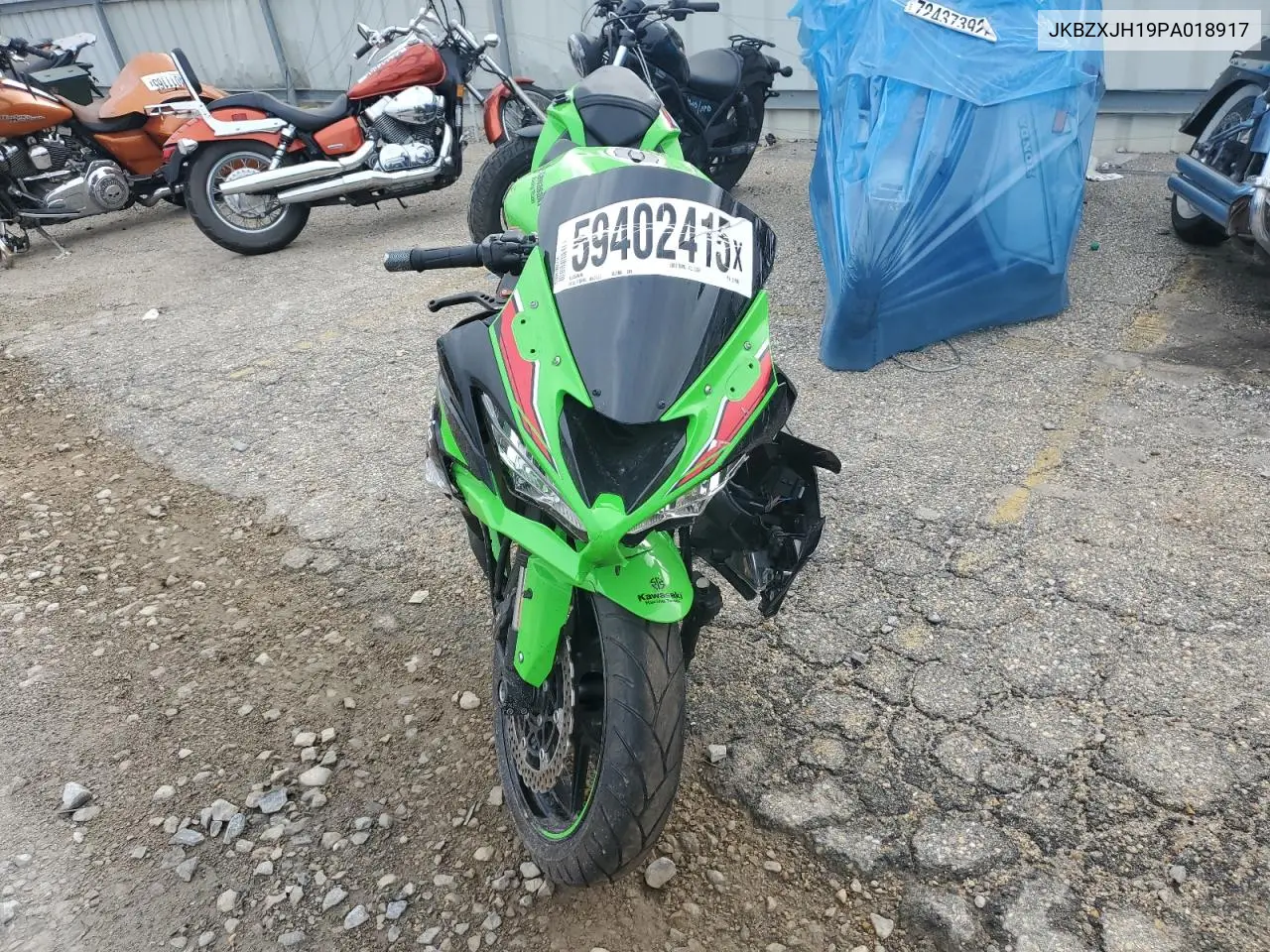 2023 Kawasaki Zx636 K VIN: JKBZXJH19PA018917 Lot: 59402415