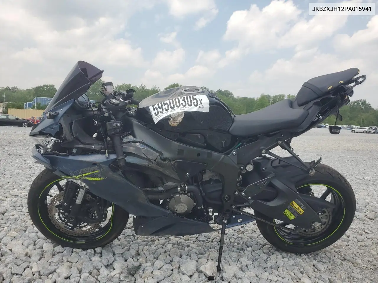 2023 Kawasaki Zx636 K VIN: JKBZXJH12PA015941 Lot: 59500305