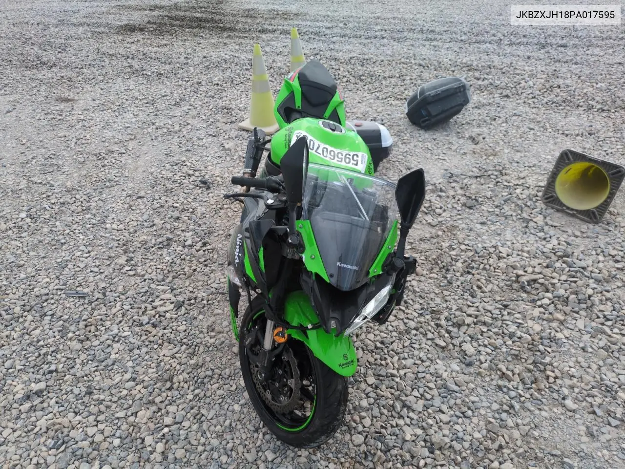 2023 Kawasaki Zx636 K VIN: JKBZXJH18PA017595 Lot: 59560705