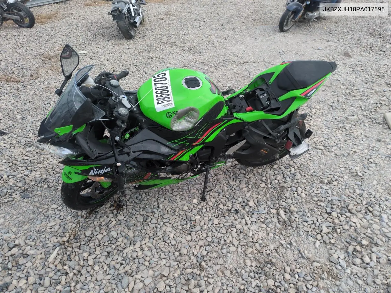 2023 Kawasaki Zx636 K VIN: JKBZXJH18PA017595 Lot: 59560705