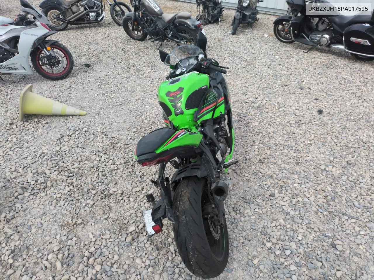 2023 Kawasaki Zx636 K VIN: JKBZXJH18PA017595 Lot: 59560705