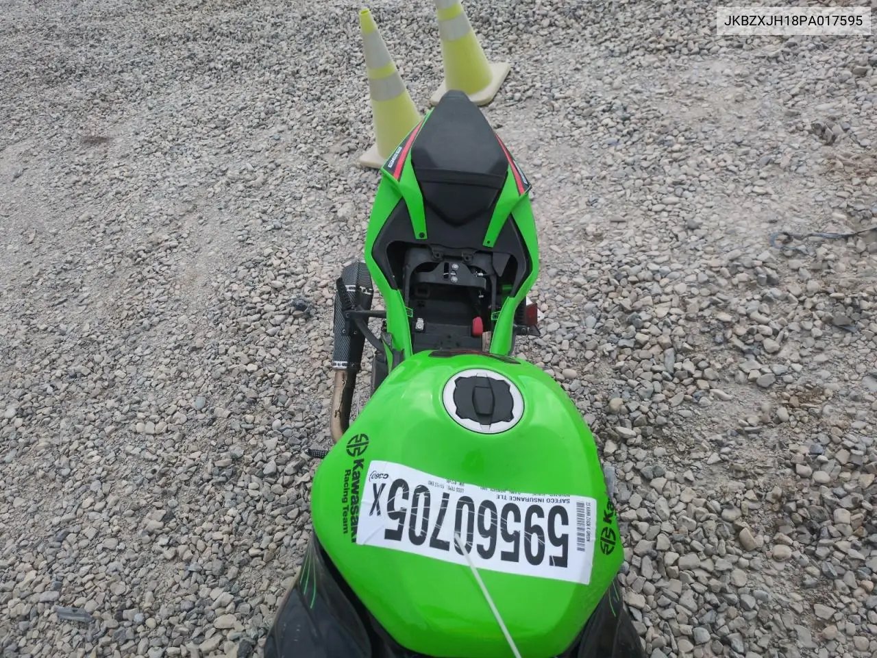 2023 Kawasaki Zx636 K VIN: JKBZXJH18PA017595 Lot: 59560705