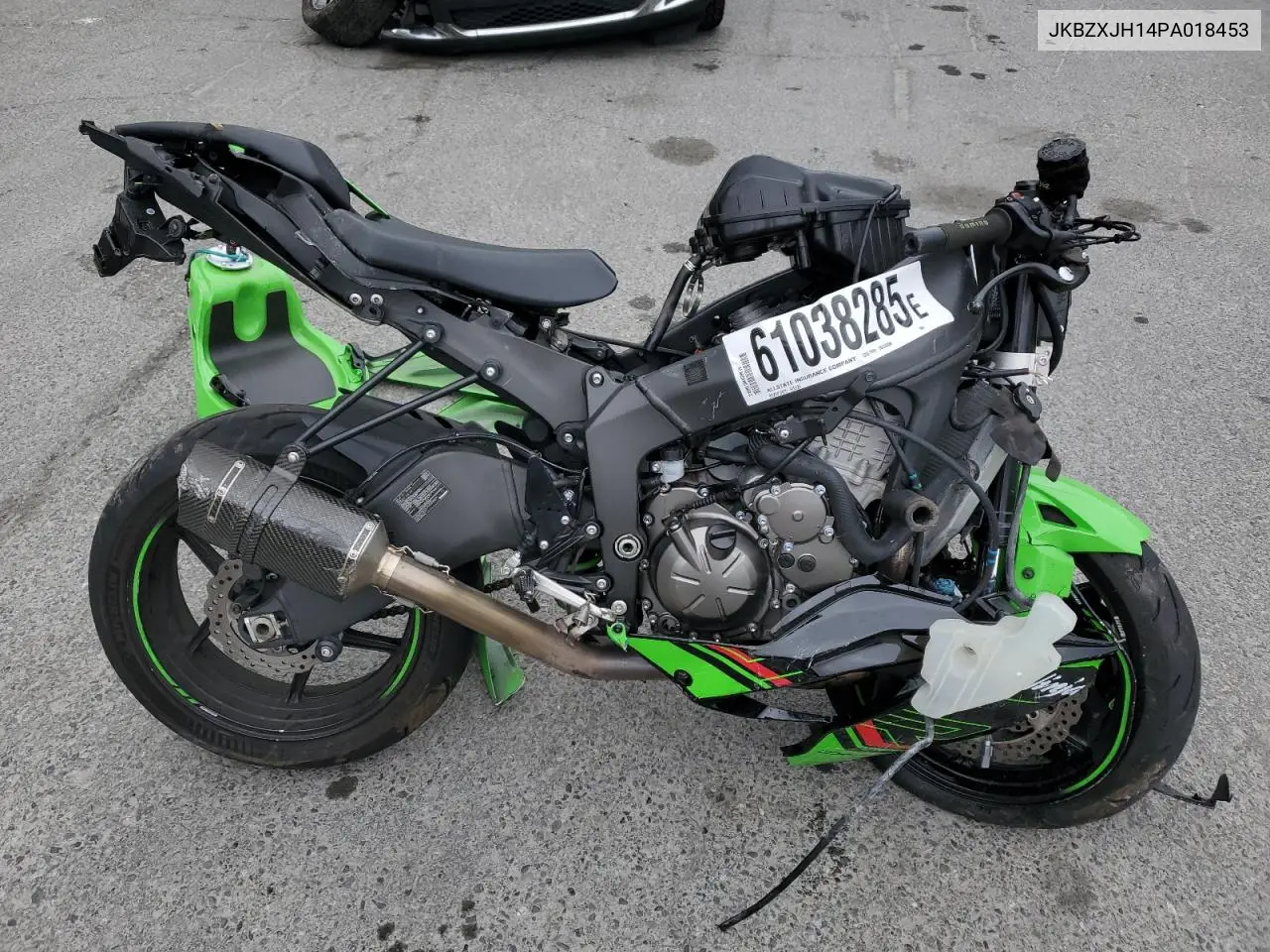 2023 Kawasaki Zx636 K VIN: JKBZXJH14PA018453 Lot: 61038285