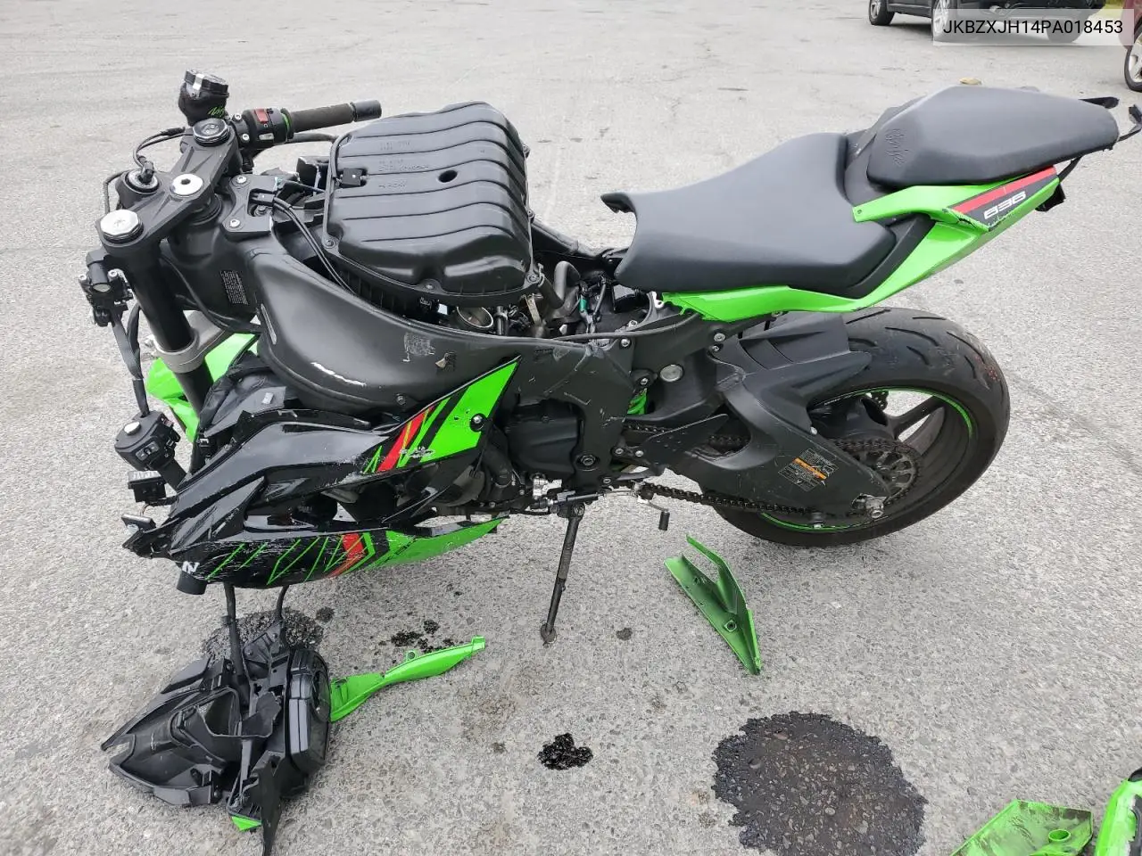 2023 Kawasaki Zx636 K VIN: JKBZXJH14PA018453 Lot: 61038285