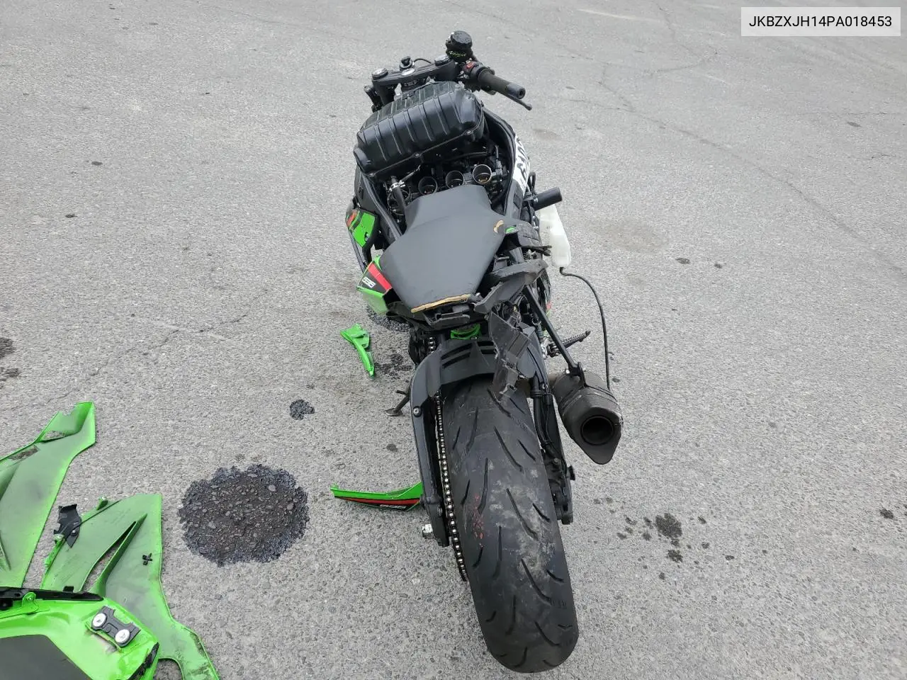 2023 Kawasaki Zx636 K VIN: JKBZXJH14PA018453 Lot: 61038285