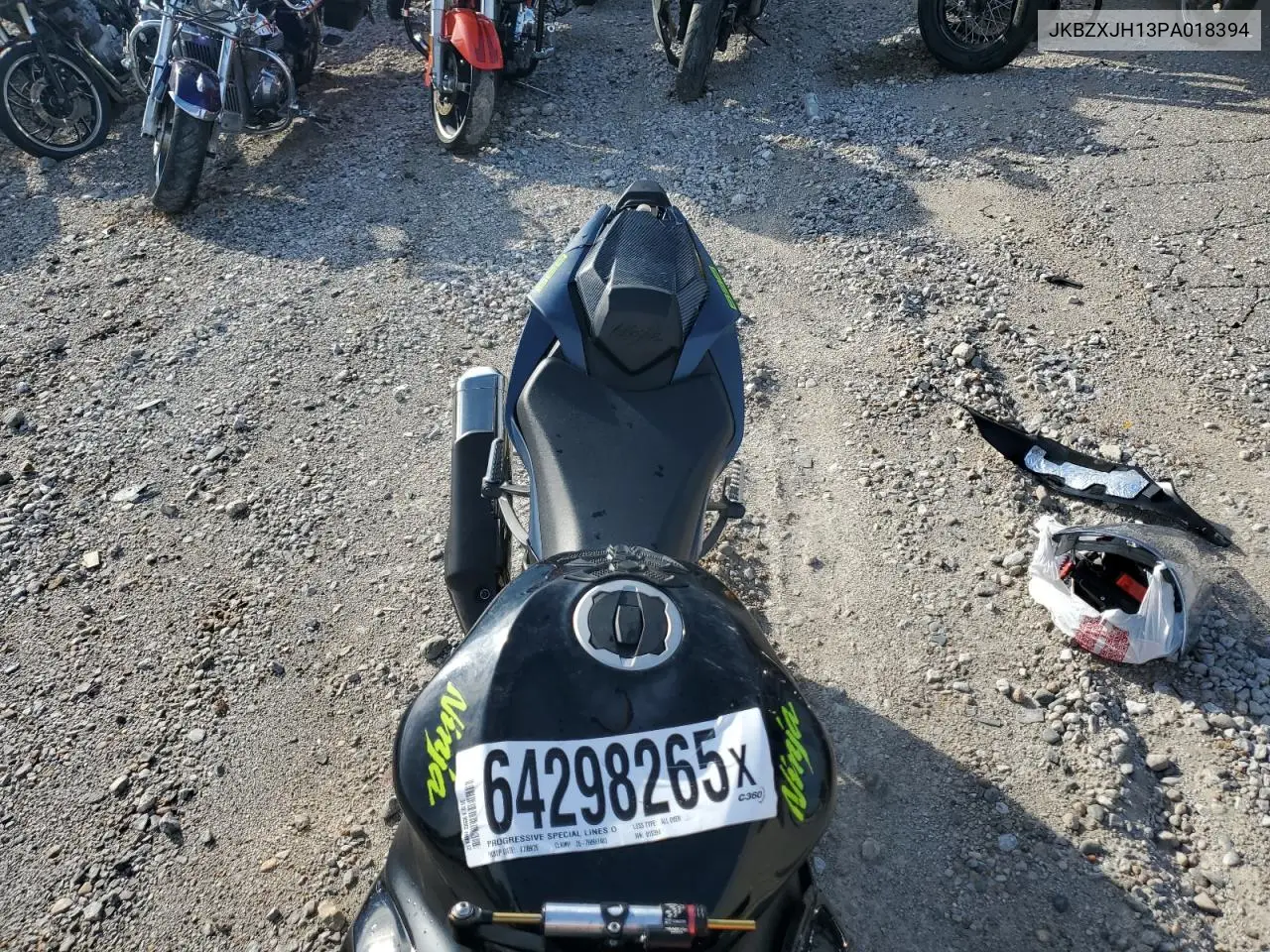 2023 Kawasaki Zx636 K VIN: JKBZXJH13PA018394 Lot: 64298265
