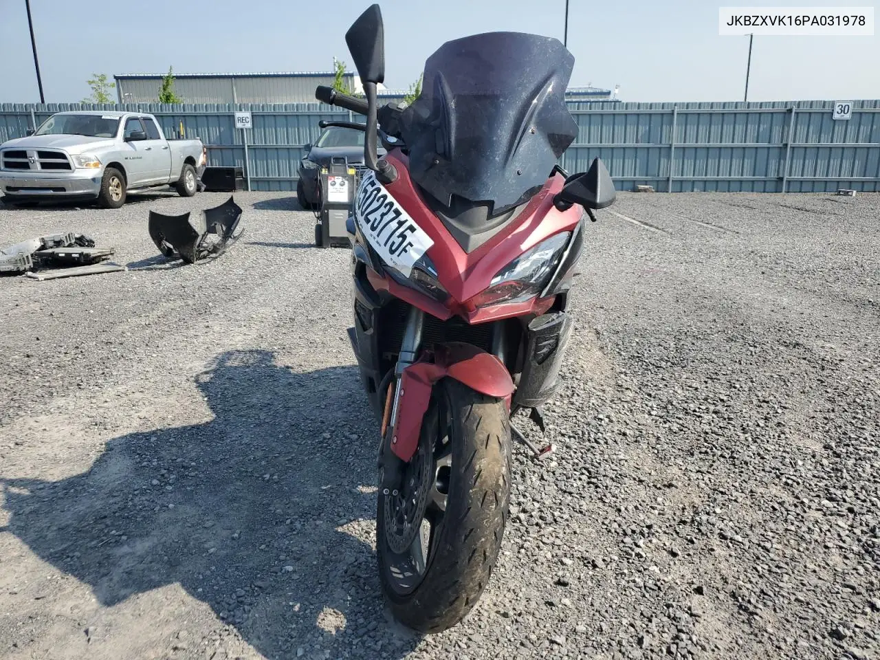 2023 Kawasaki Zx1002 K VIN: JKBZXVK16PA031978 Lot: 65023715