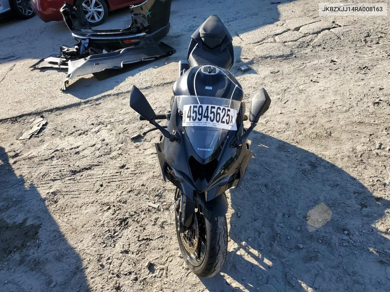 2024 Kawasaki Zx636 K VIN: JKBZXJJ14RA008163 Lot: 45945625