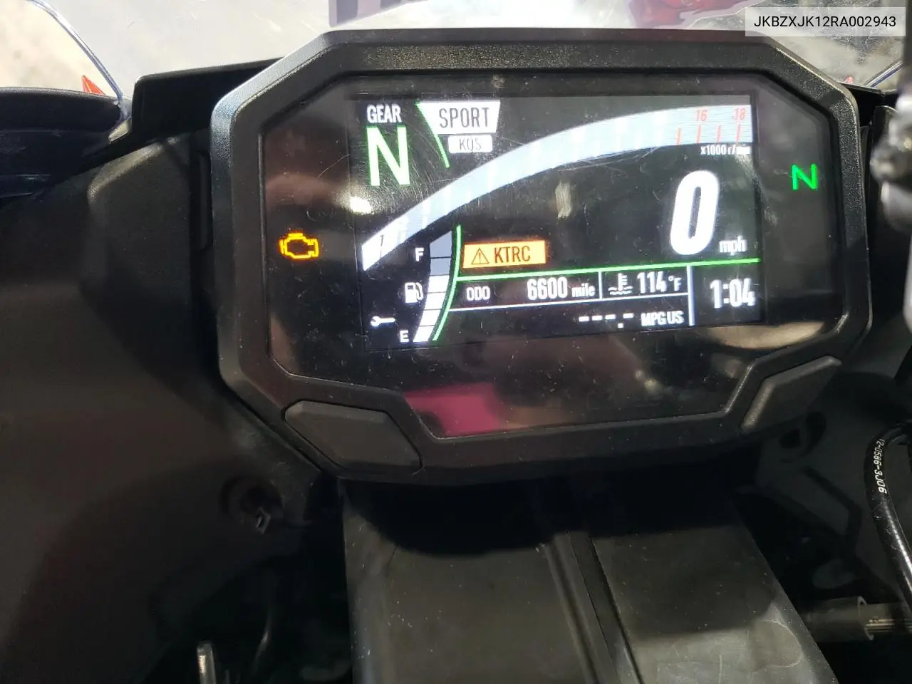 2024 Kawasaki Zx636 K VIN: JKBZXJK12RA002943 Lot: 50826095