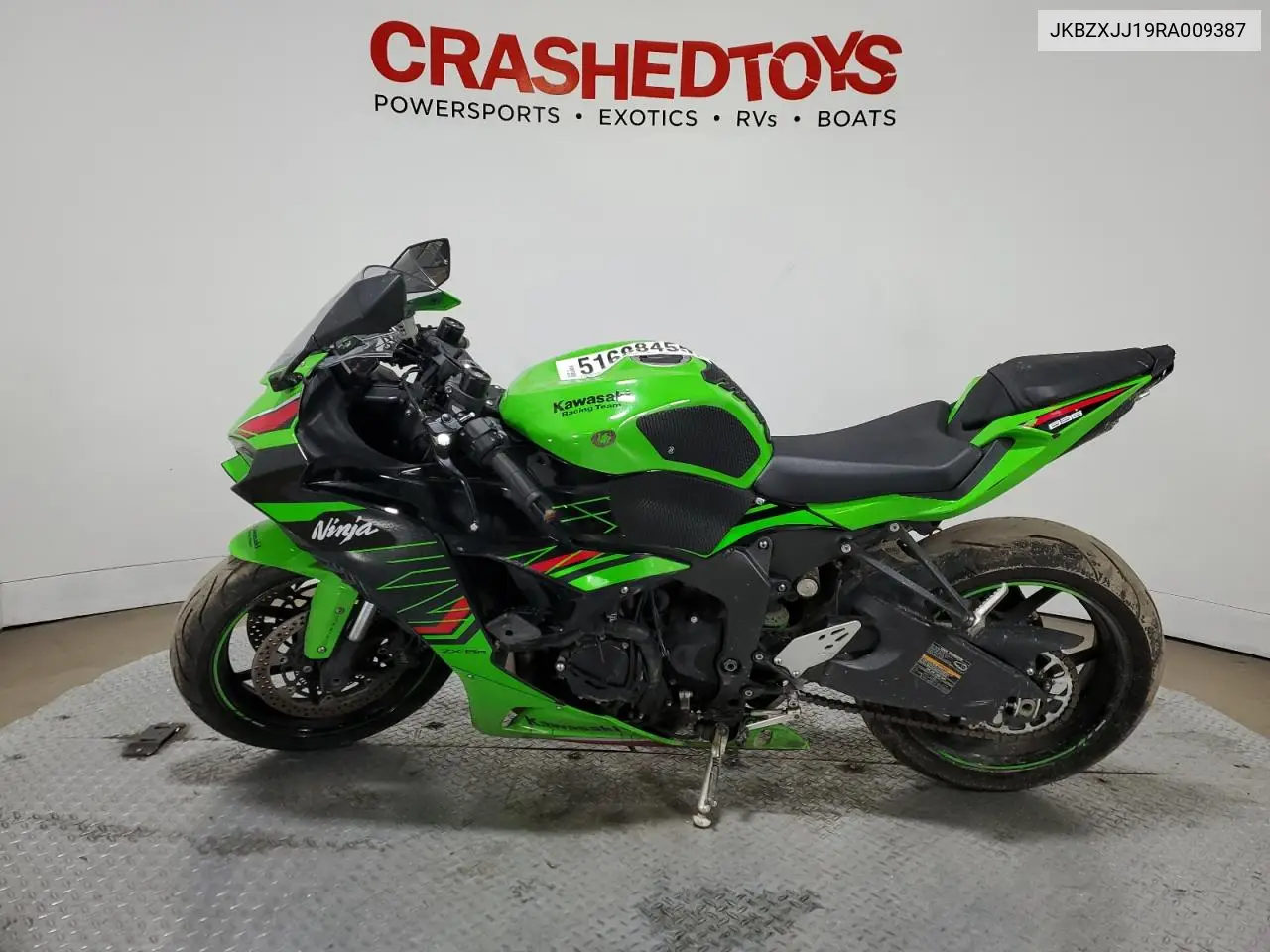 2024 Kawasaki Zx636 K VIN: JKBZXJJ19RA009387 Lot: 51688455