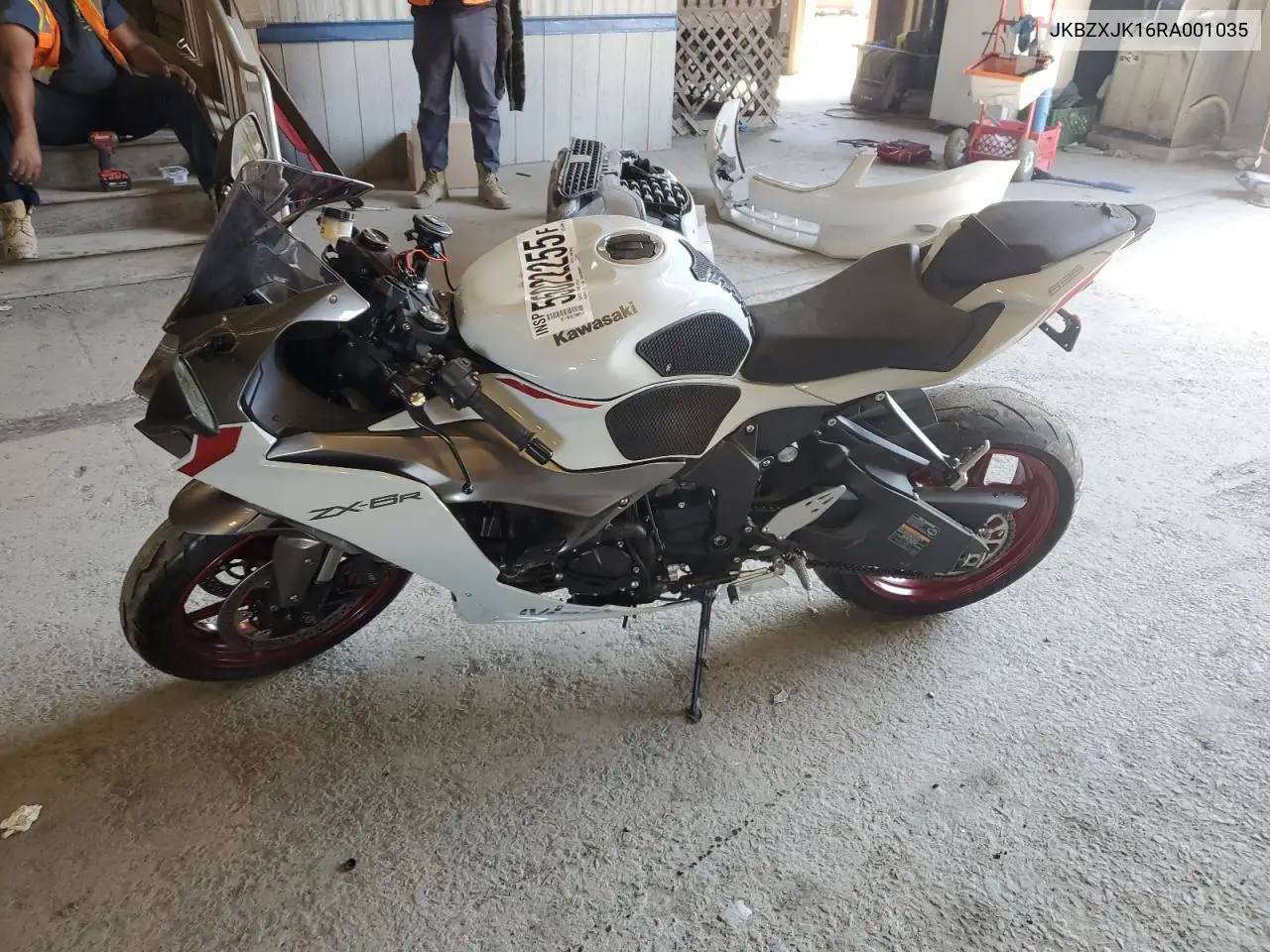 2024 Kawasaki Zx636 K VIN: JKBZXJK16RA001035 Lot: 55022255