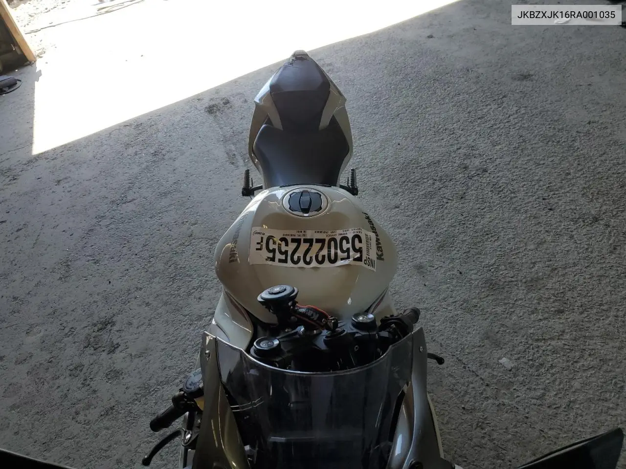 2024 Kawasaki Zx636 K VIN: JKBZXJK16RA001035 Lot: 55022255