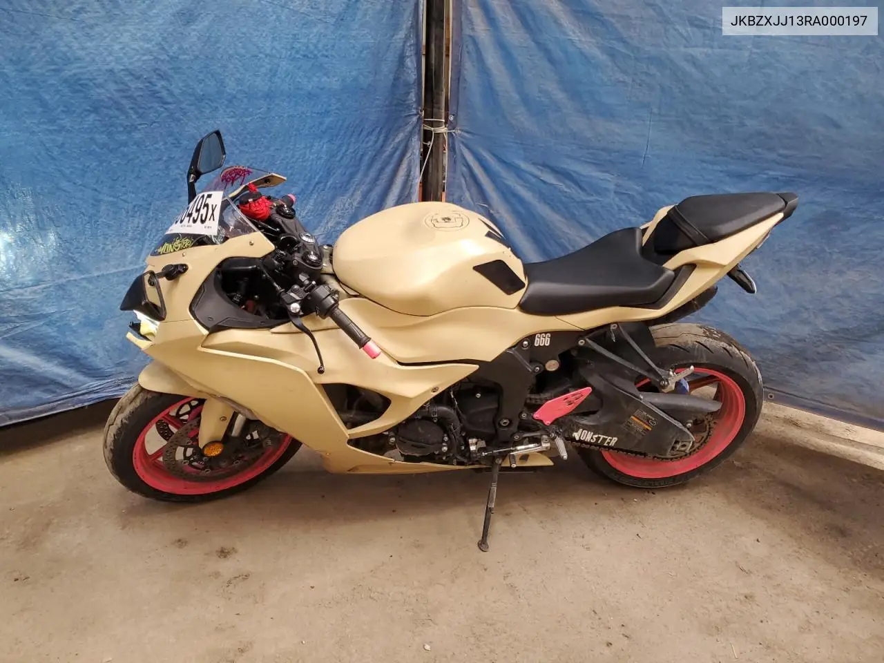 2024 Kawasaki Zx636 K VIN: JKBZXJJ13RA000197 Lot: 55666495