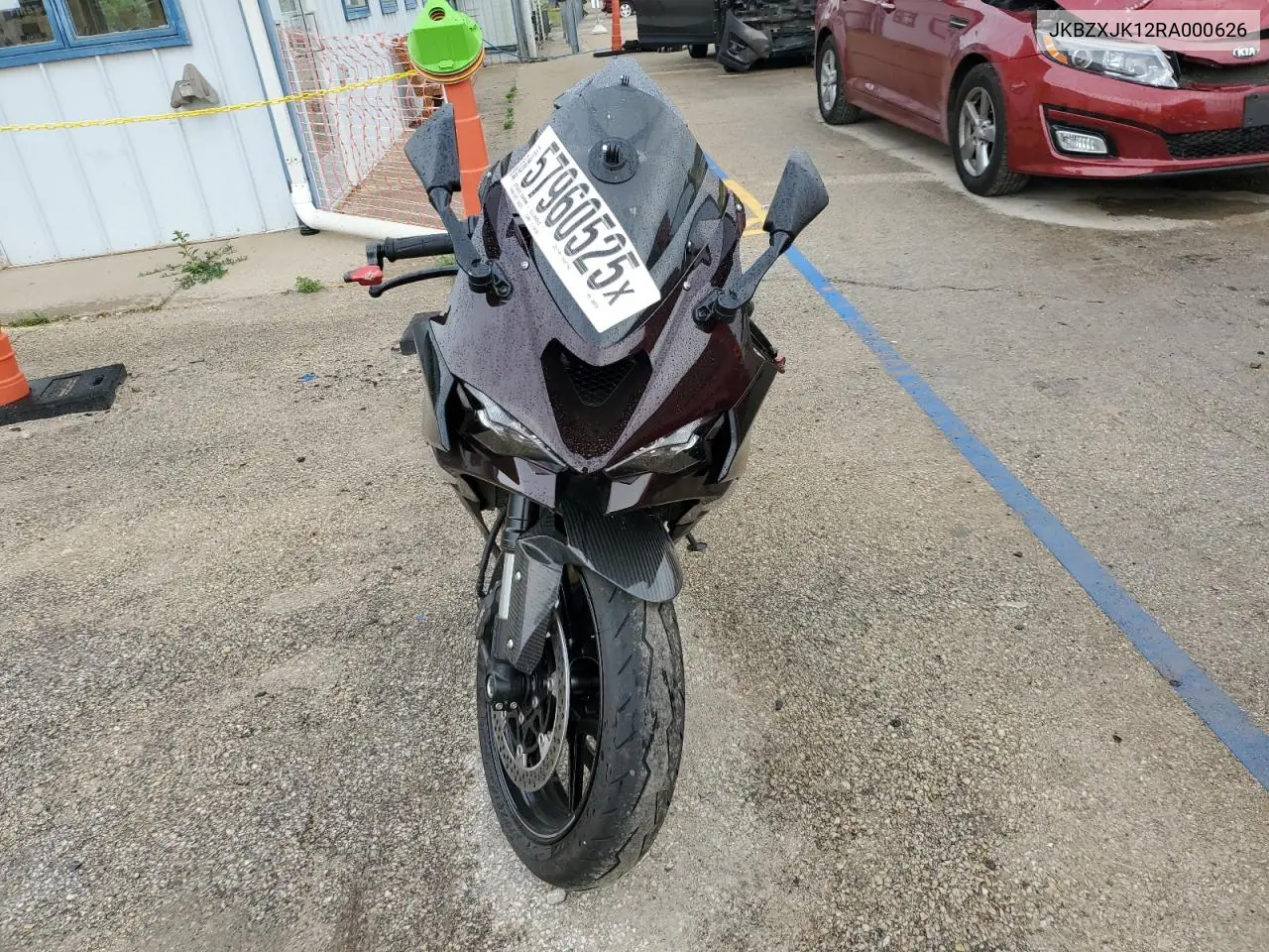 2024 Kawasaki Zx636 K VIN: JKBZXJK12RA000626 Lot: 57960525
