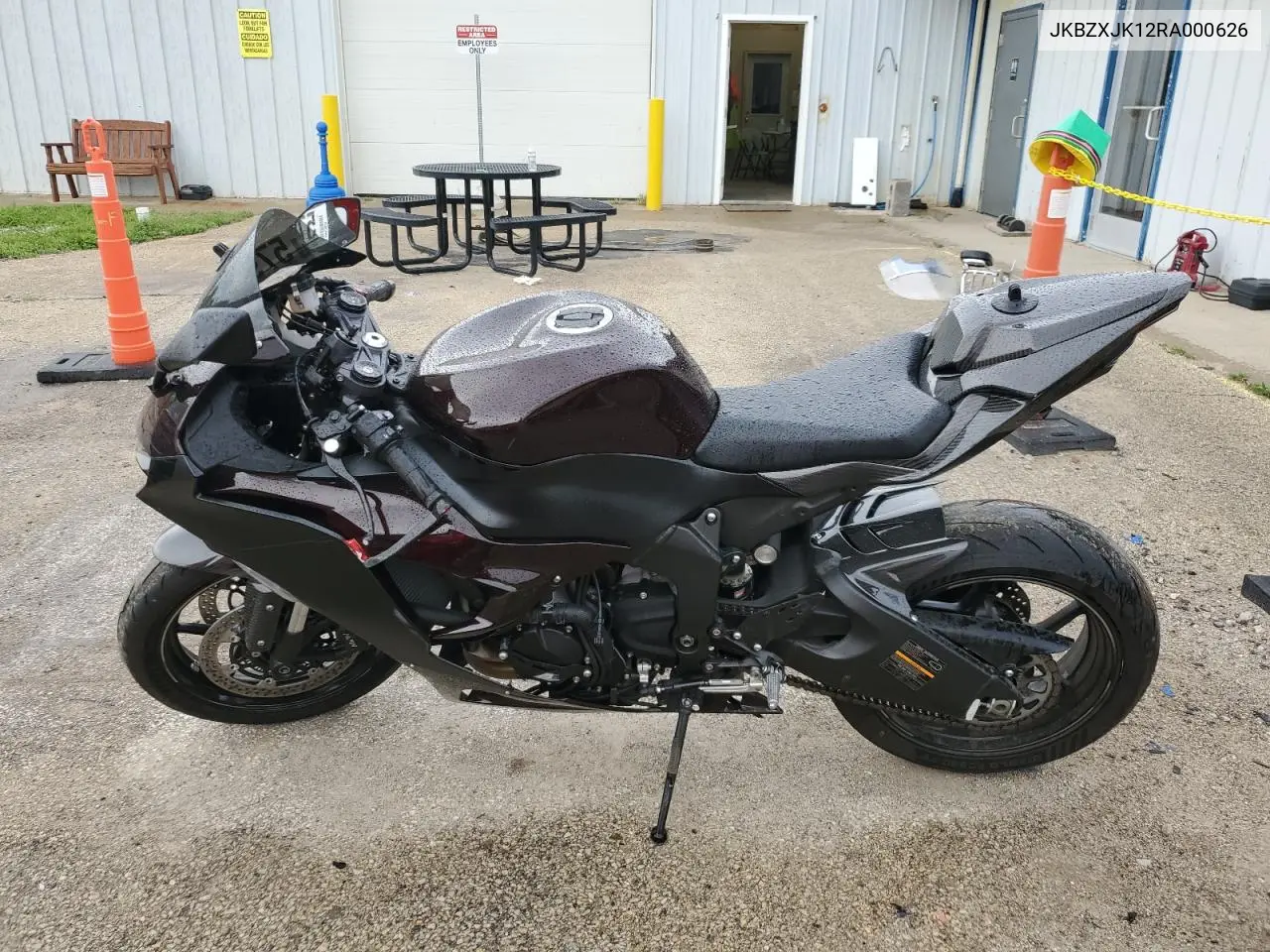 2024 Kawasaki Zx636 K VIN: JKBZXJK12RA000626 Lot: 57960525