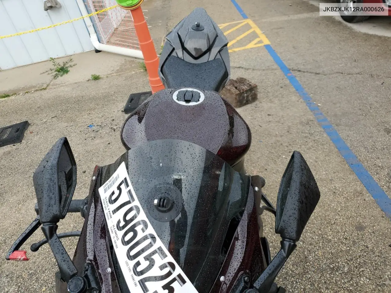 2024 Kawasaki Zx636 K VIN: JKBZXJK12RA000626 Lot: 57960525