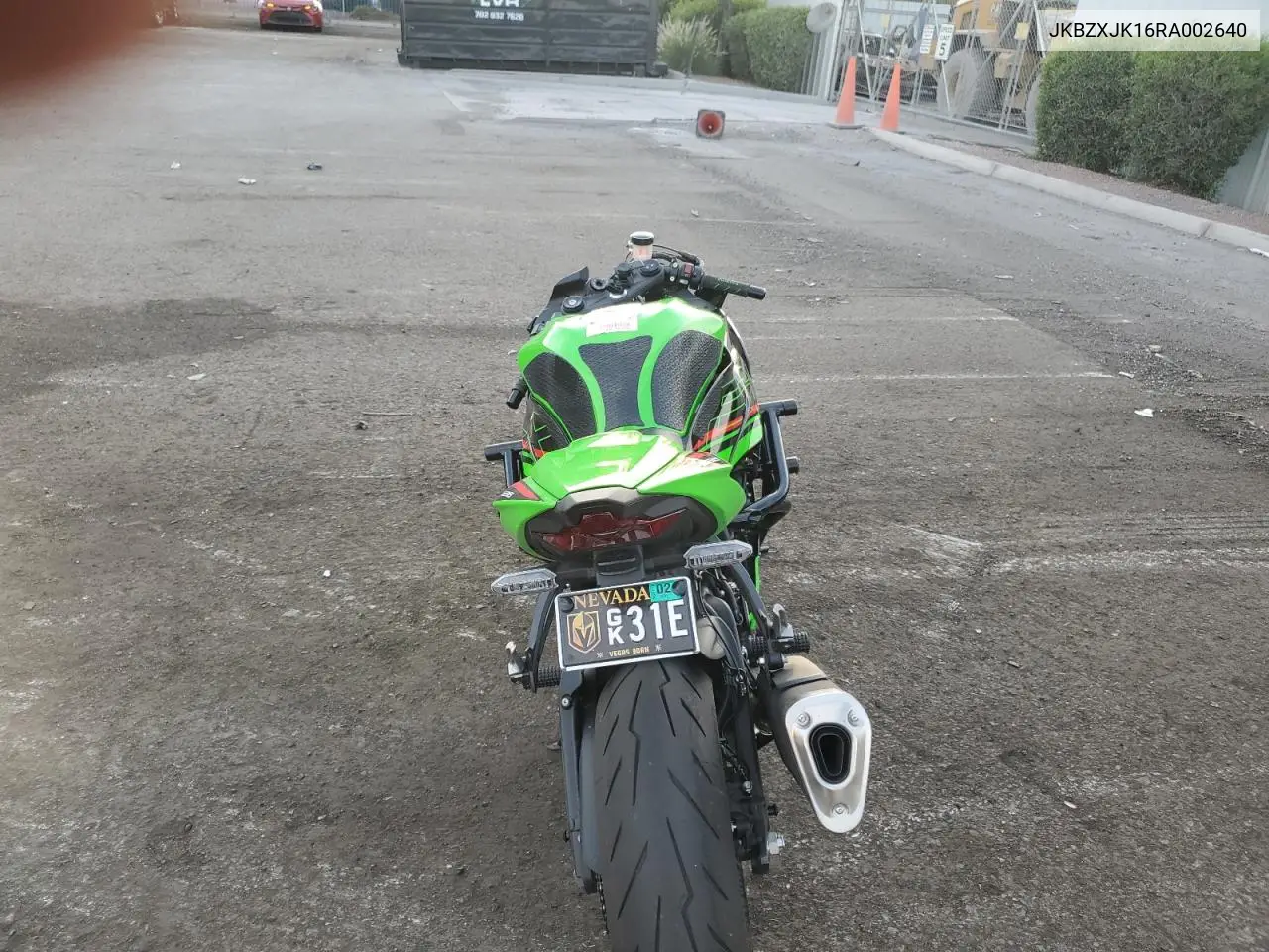 2024 Kawasaki Zx636 K VIN: JKBZXJK16RA002640 Lot: 58872005