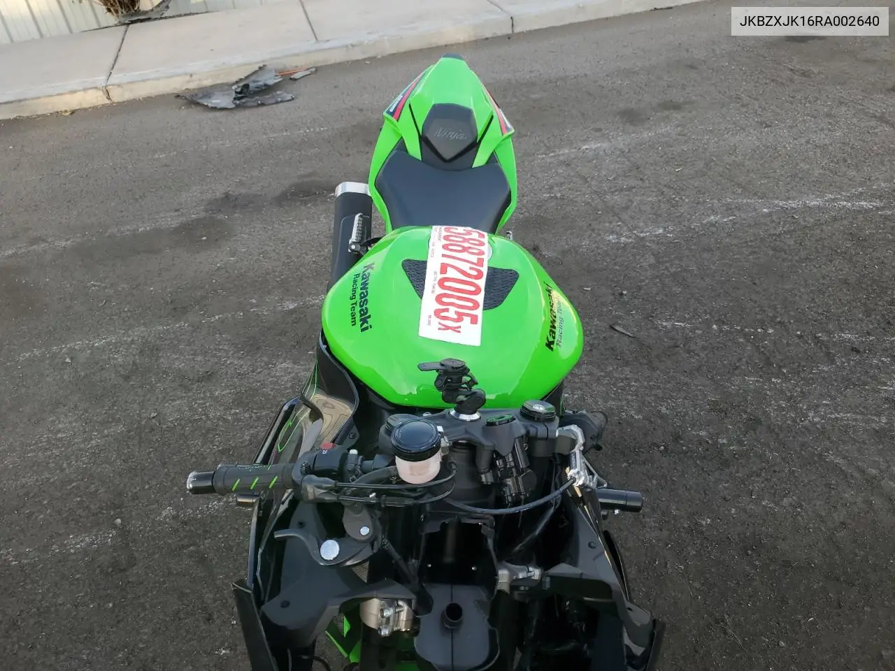 2024 Kawasaki Zx636 K VIN: JKBZXJK16RA002640 Lot: 58872005