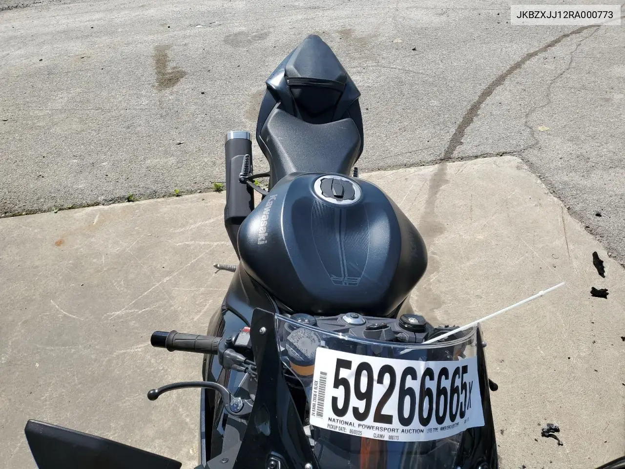 2024 Kawasaki Zx636 K VIN: JKBZXJJ12RA000773 Lot: 59266665