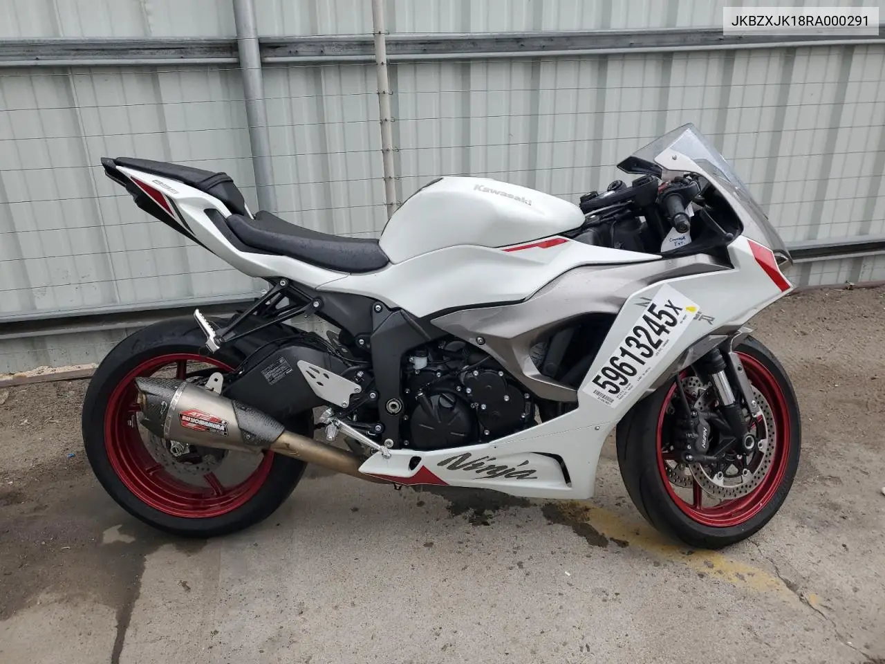 2024 Kawasaki Zx636 K VIN: JKBZXJK18RA000291 Lot: 59613245
