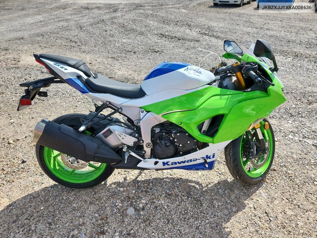 2024 Kawasaki Zx636 K VIN: JKBZXJJ1XRA008636 Lot: 60143335