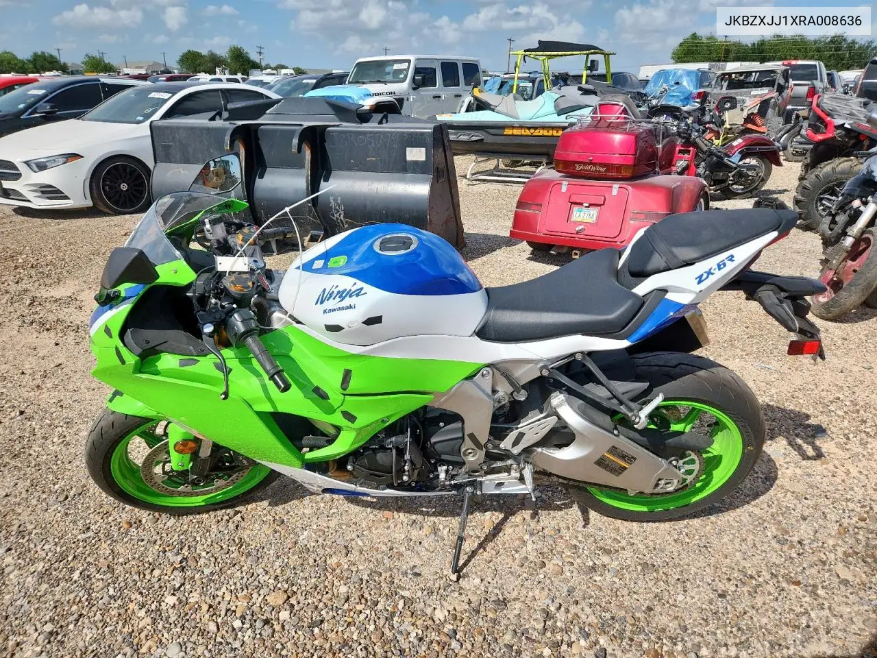 2024 Kawasaki Zx636 K VIN: JKBZXJJ1XRA008636 Lot: 60143335