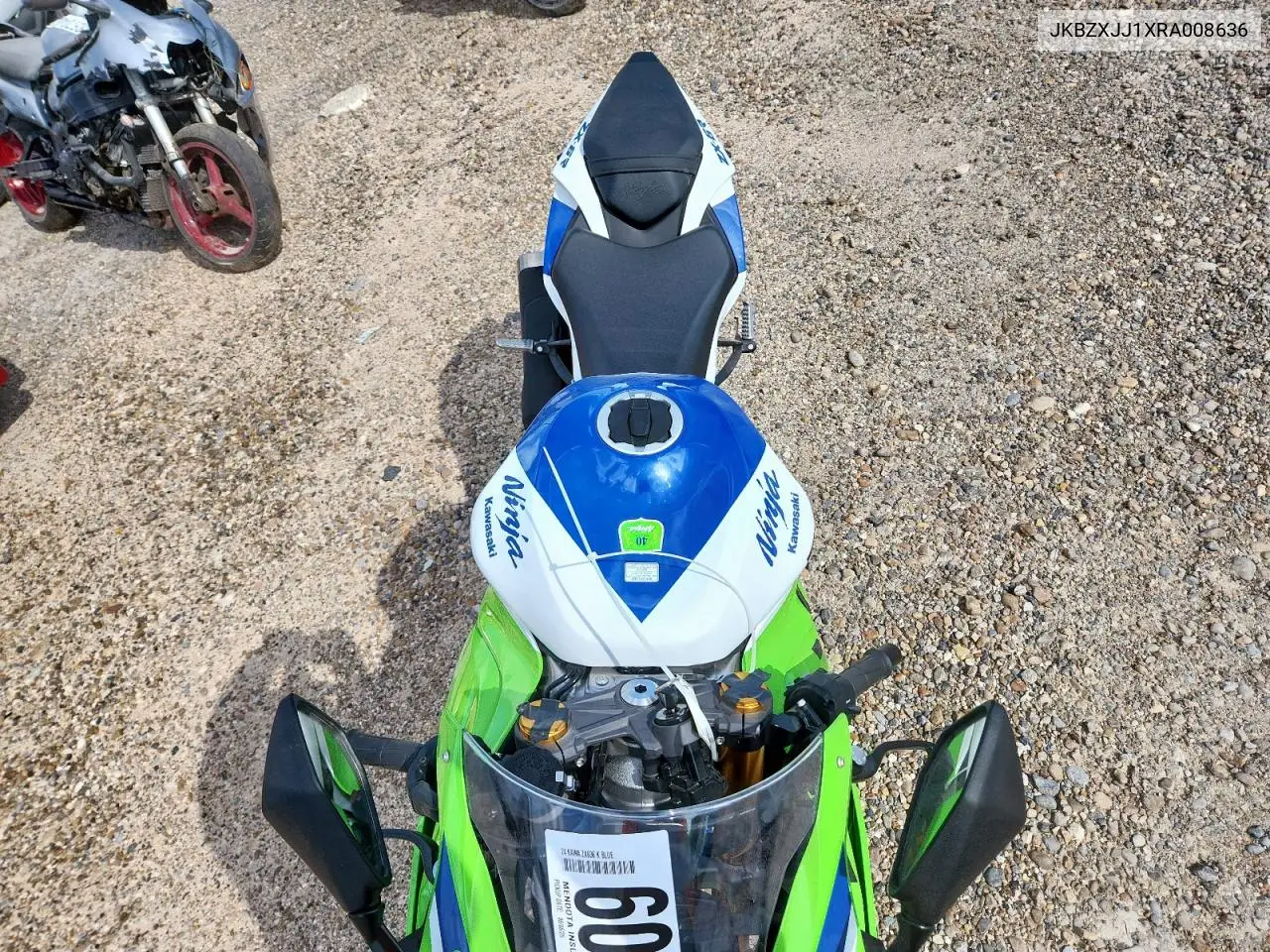 2024 Kawasaki Zx636 K VIN: JKBZXJJ1XRA008636 Lot: 60143335