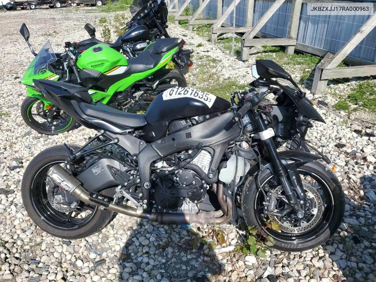 2024 Kawasaki Zx636 K VIN: JKBZXJJ17RA000963 Lot: 61261635