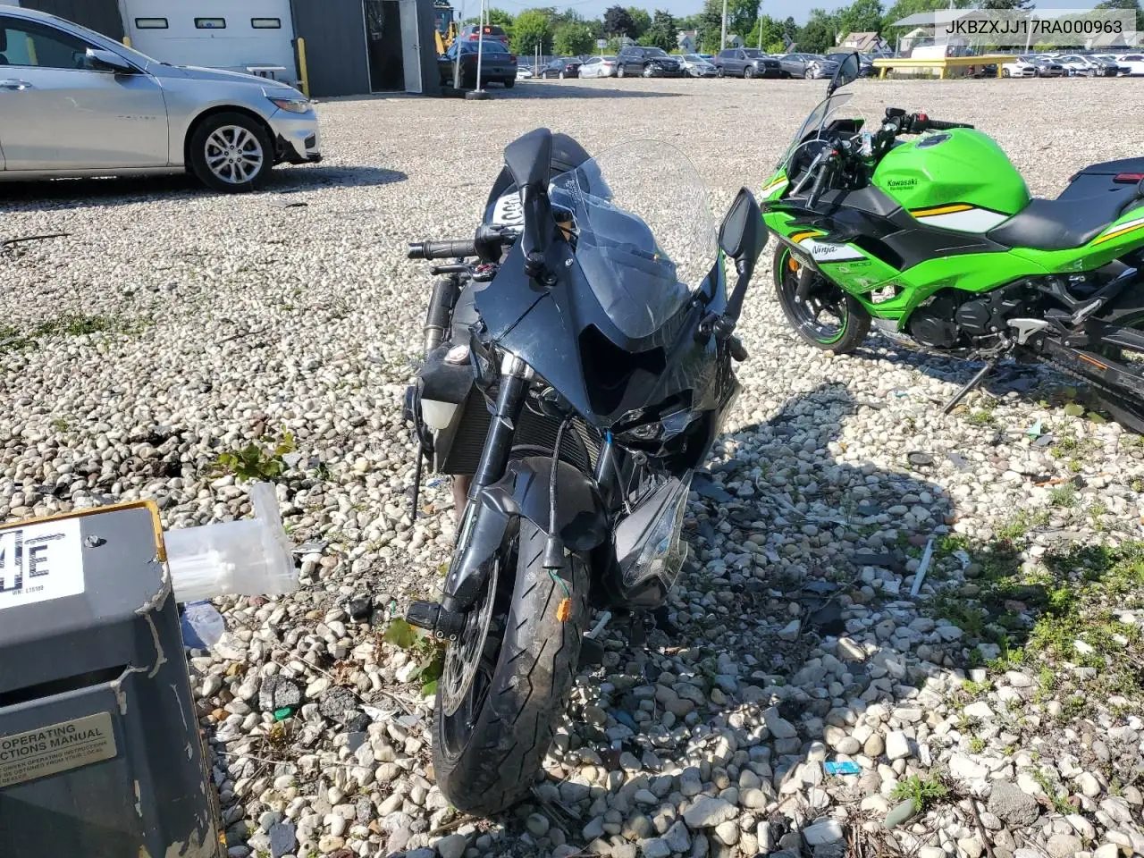 2024 Kawasaki Zx636 K VIN: JKBZXJJ17RA000963 Lot: 61261635